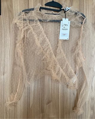 Blusa Zara Transparente Talla S