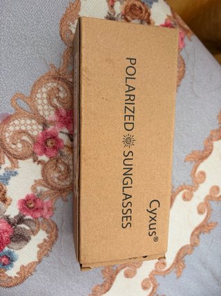 Gafas de sol polarizadas Cyxus doradas y naranjas