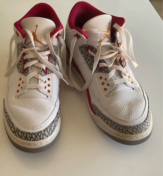 Jordan 3 Cardinal Red Talla 44