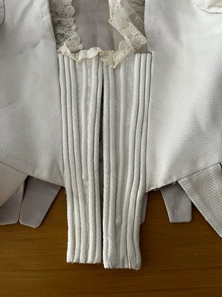 Corpiño de fallera blanco