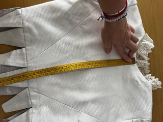Corpiño de fallera blanco