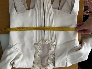 Corpiño de fallera blanco