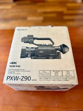 Sony PXW-Z90 4K XDCAM Videocámara CON SOLO 11x10H