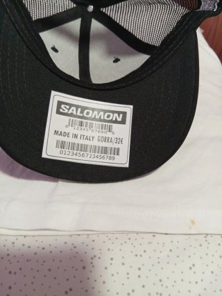 Gorra Salomon Negra con Logo Ford y S