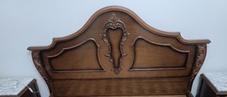 Dormitorio completo madera y mármol estilo clásico