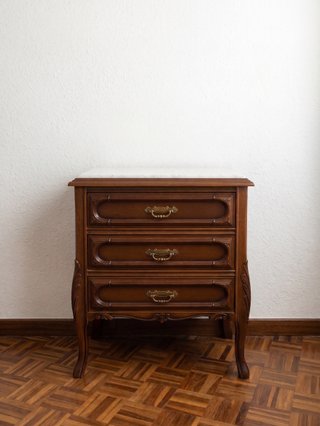 Dormitorio completo madera y mármol estilo clásico