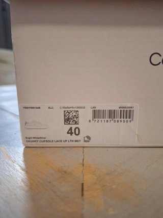 Zapatillas Calvin Klein Blancas Talla 40