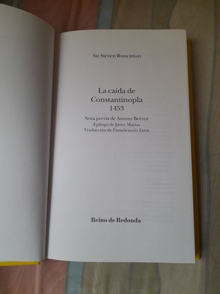 La caída de Constantinopla, 1453