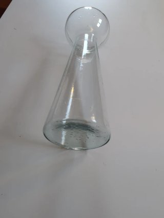 Jarrón de cristal 40x17x17