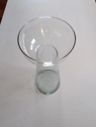 Jarrón de cristal 40x17x17