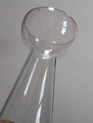 Jarrón de cristal 40x17x17