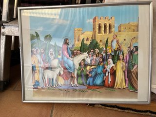 Cuadros religiosos madera y cristal