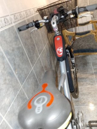 Bicicleta Gris con Cesta. Usado un par de veces