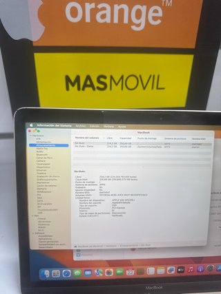 MacBook M3 2017 8/256GB Dorado