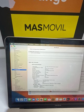 MacBook M3 2017 8/256GB Dorado