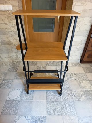 Mesa Ordenador Tran Quillita Madera Metal