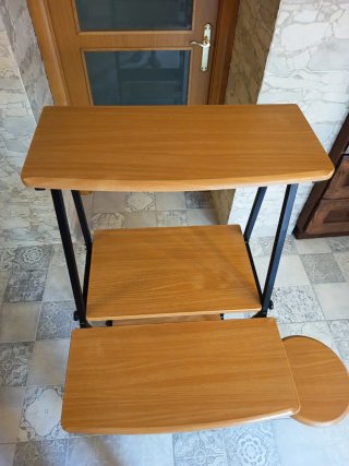 Mesa Ordenador Tran Quillita Madera Metal
