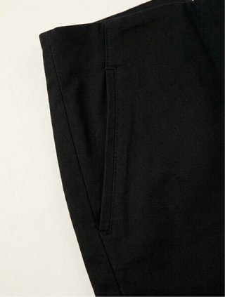 Zara Shorts Vita Alta Leggeri Neri Taglia S