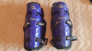 Protecciones Rodillas Enduro Hebo Azul