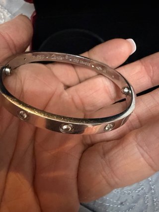 Pulsera Cartier Acero Cristales Brillantes