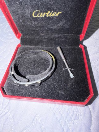 Pulsera Cartier Acero Cristales Brillantes