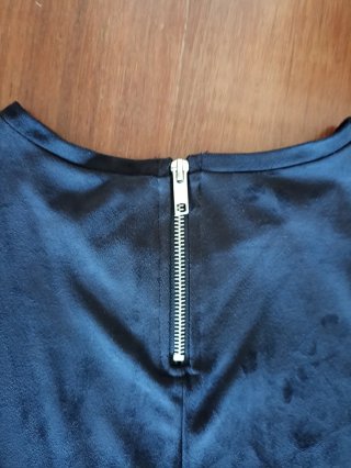Vestido Negro Zara Talla S