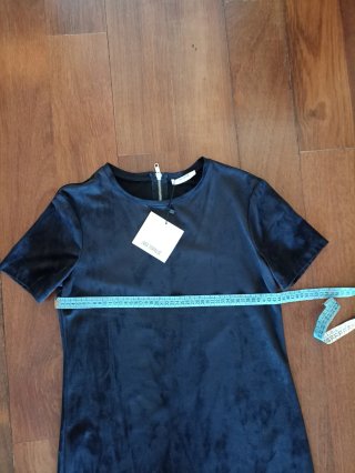 Vestido Negro Zara Talla S