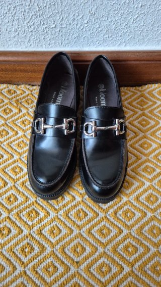 Mocasines negros Bloom & You estilo Gucci