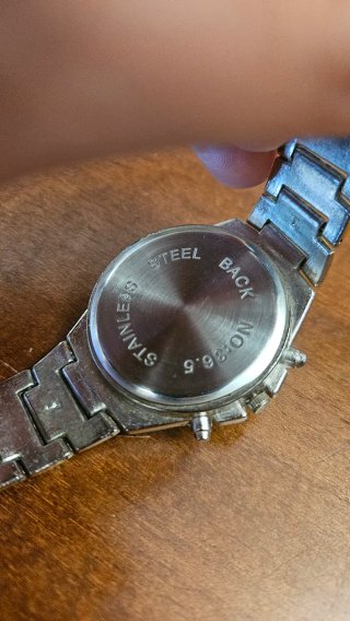 Orologio uomo lusso color argento e oro