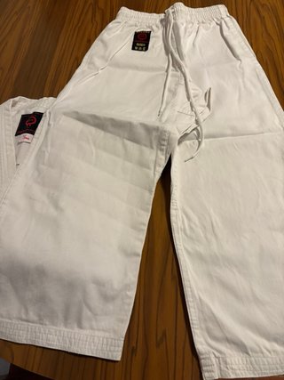 Traje Artes Marciales JAGUAR Blanco/Amarillo Talla