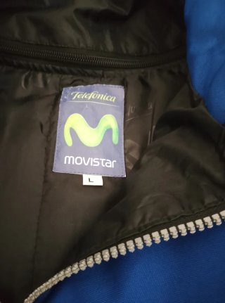 Chaqueta Protección para Moto Movistar - Talla L