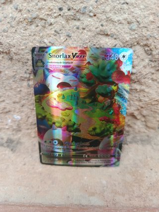 Carta Pokémon Snorlax VMAX Gigamax