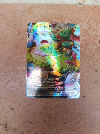 Carta Pokémon Snorlax VMAX Gigamax
