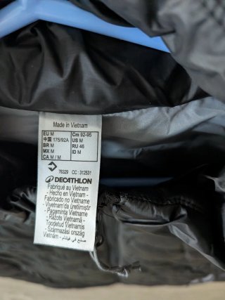 Chaleco Trekking Decathlon Negro