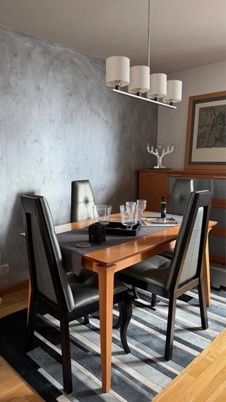 Silla de comedor tapizada