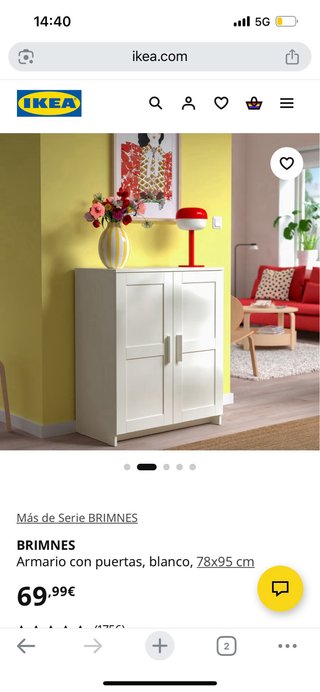Armario Brimnes IKEA Blanco