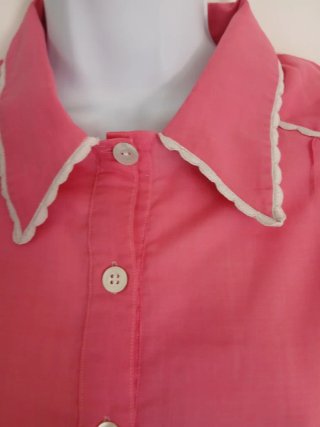 Camicia da notte vintage rosa