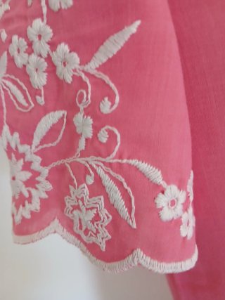 Camicia da notte vintage rosa