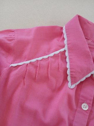 Camicia da notte vintage rosa