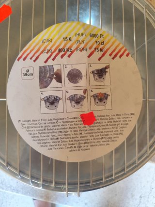Barbacoa Portátil 35cm Nueva