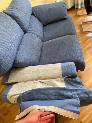 Sofa-cama de tela