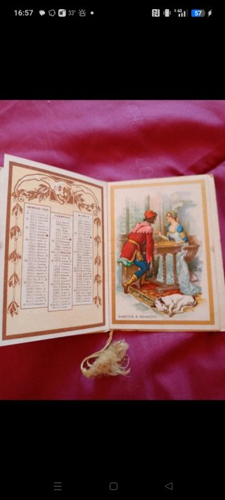 Calendarietto 1932 da collezione