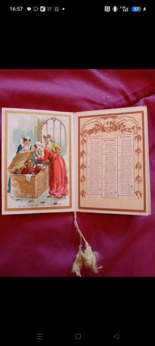 Calendarietto 1932 da collezione