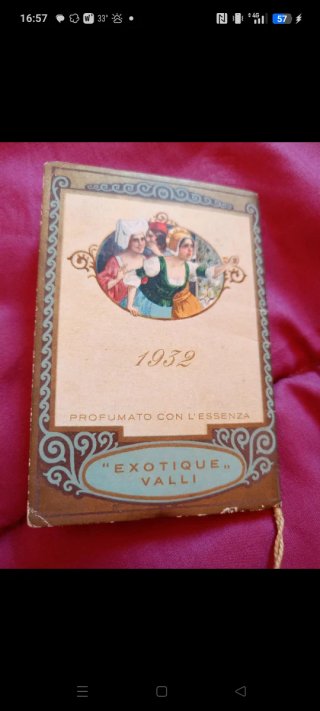 Calendarietto 1932 da collezione