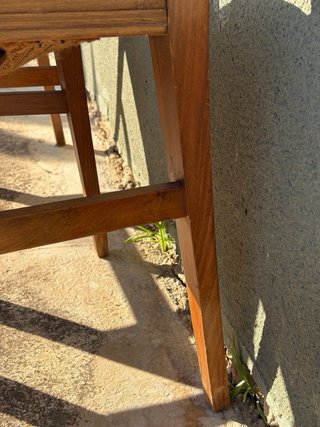 Juego de 2 sillas de madera vintage