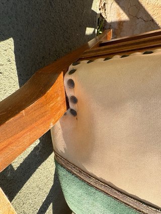 Juego de 2 sillas de madera vintage