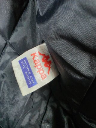 Chaqueta Kappa Vintage Negra Talla XL