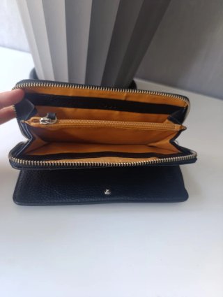 Monedero Tous Negro Piel Oso