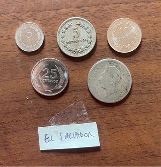 Lotto monete El Salvador