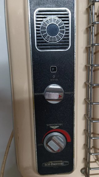 Radiador Eléctrico Vintage Sol-Thermic 1000W, 220V